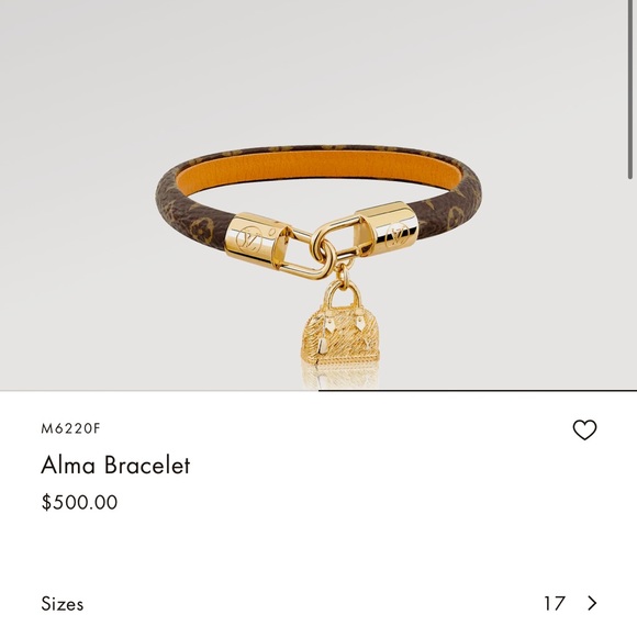 Louis Vuitton, Jewelry, Louis Vuitton Alma Bracelet